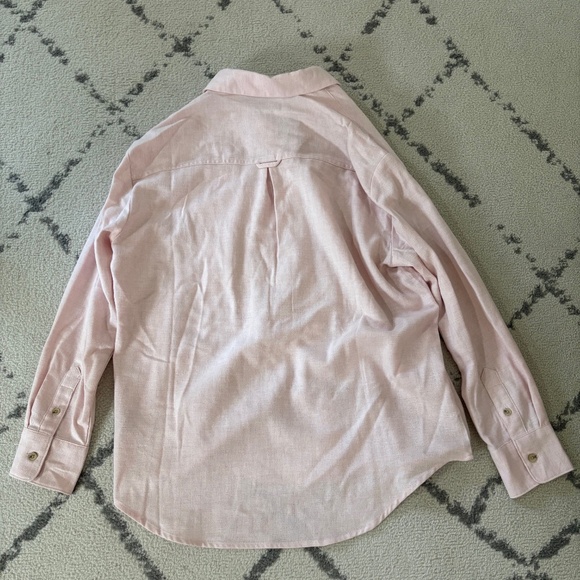 Pink Button Down "Boyfriend Shirt"- Old Navy - Picture 4 of 8